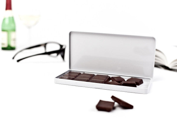 CO 010 Witte Chocolate Tin – Luxe Metalen Chocoladeverpakking