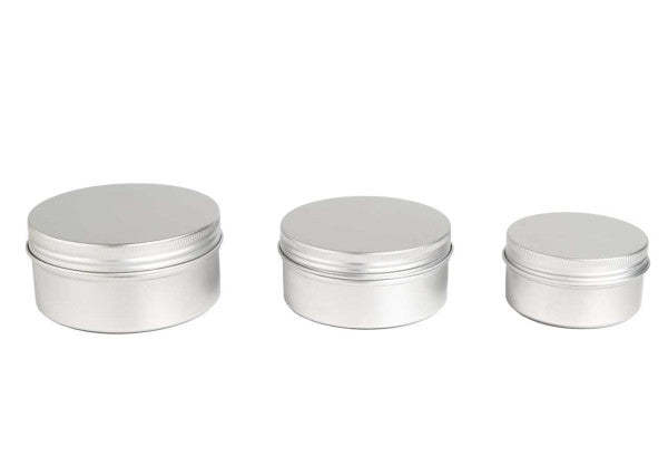 DSS 060 Rond Aluminium Zeepblik – Zeepdoos met Schroefdeksel en Lekrooster