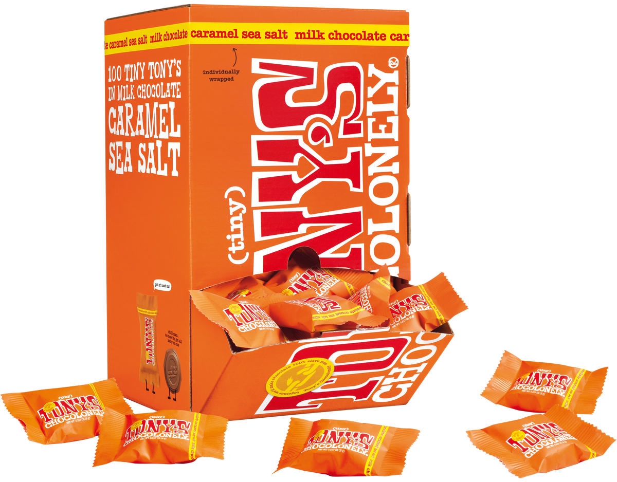Tiny Tony's melk karamel zeezout