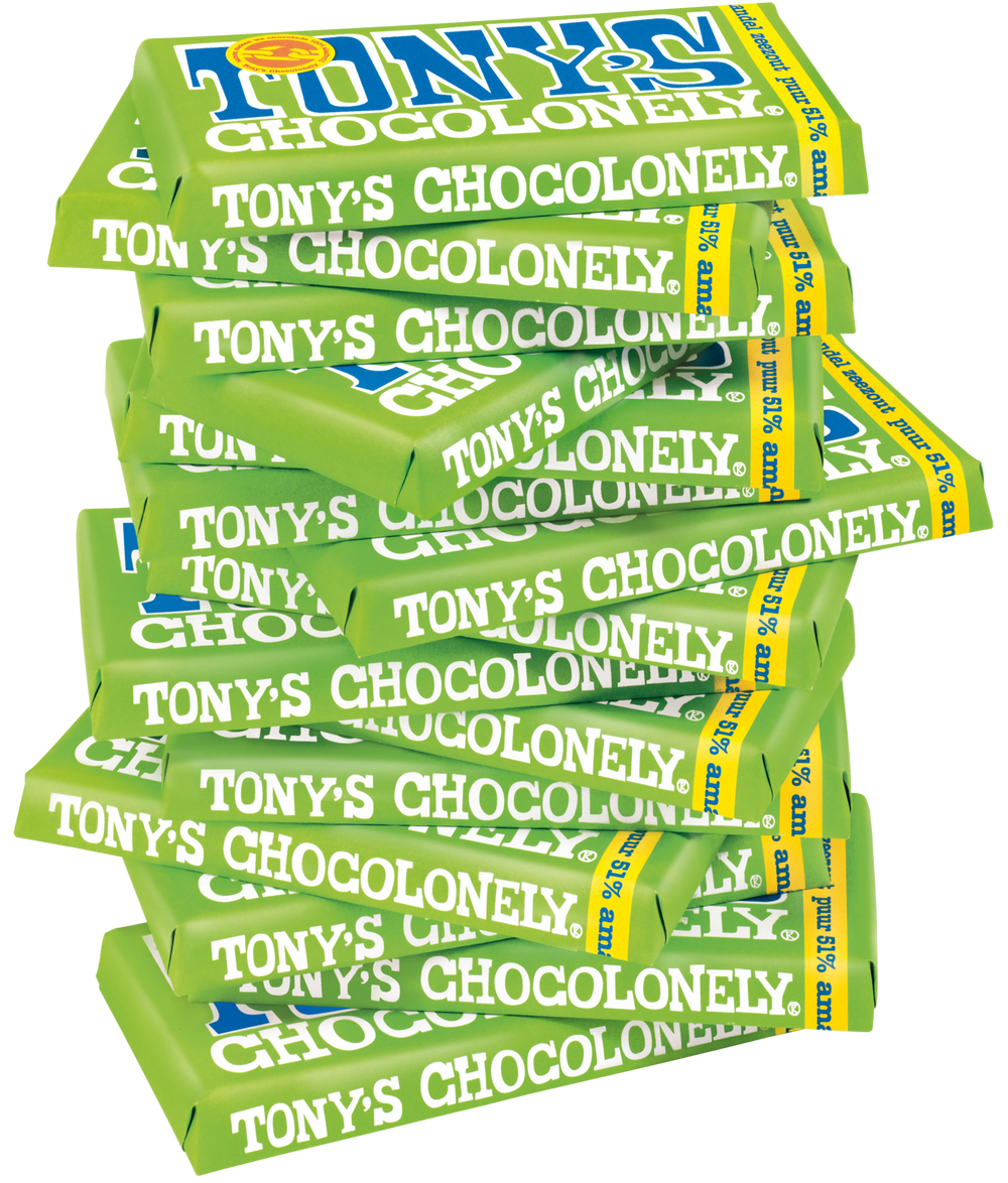 Tony's Chocolonely reep puur amandel zeezout