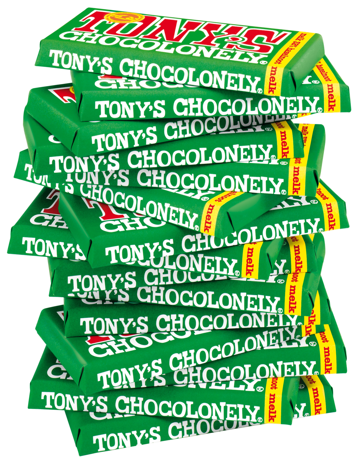 Tony's Chocolonely reep melk hazelnoot