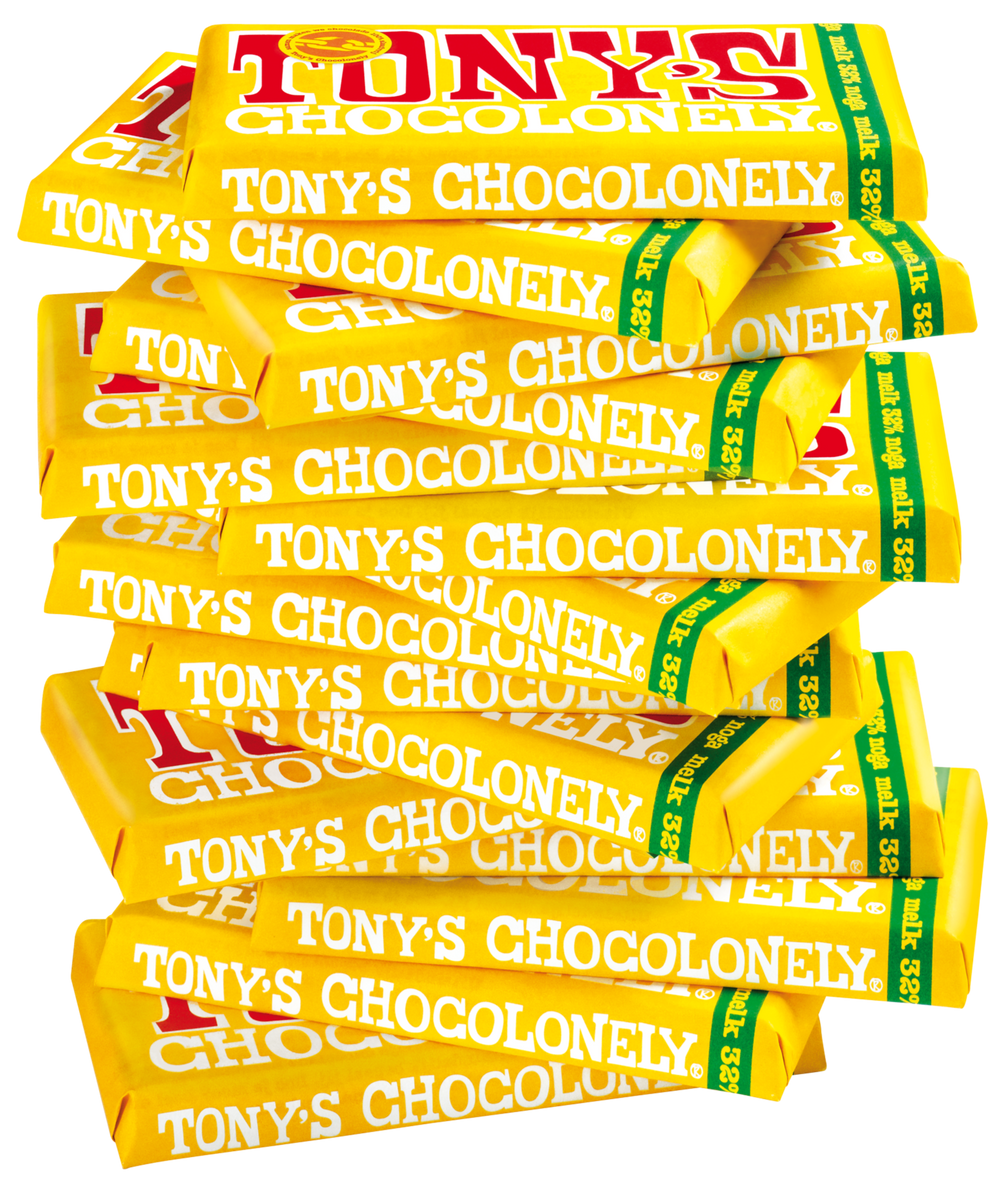 Tony's Chocolonely reep melk noga
