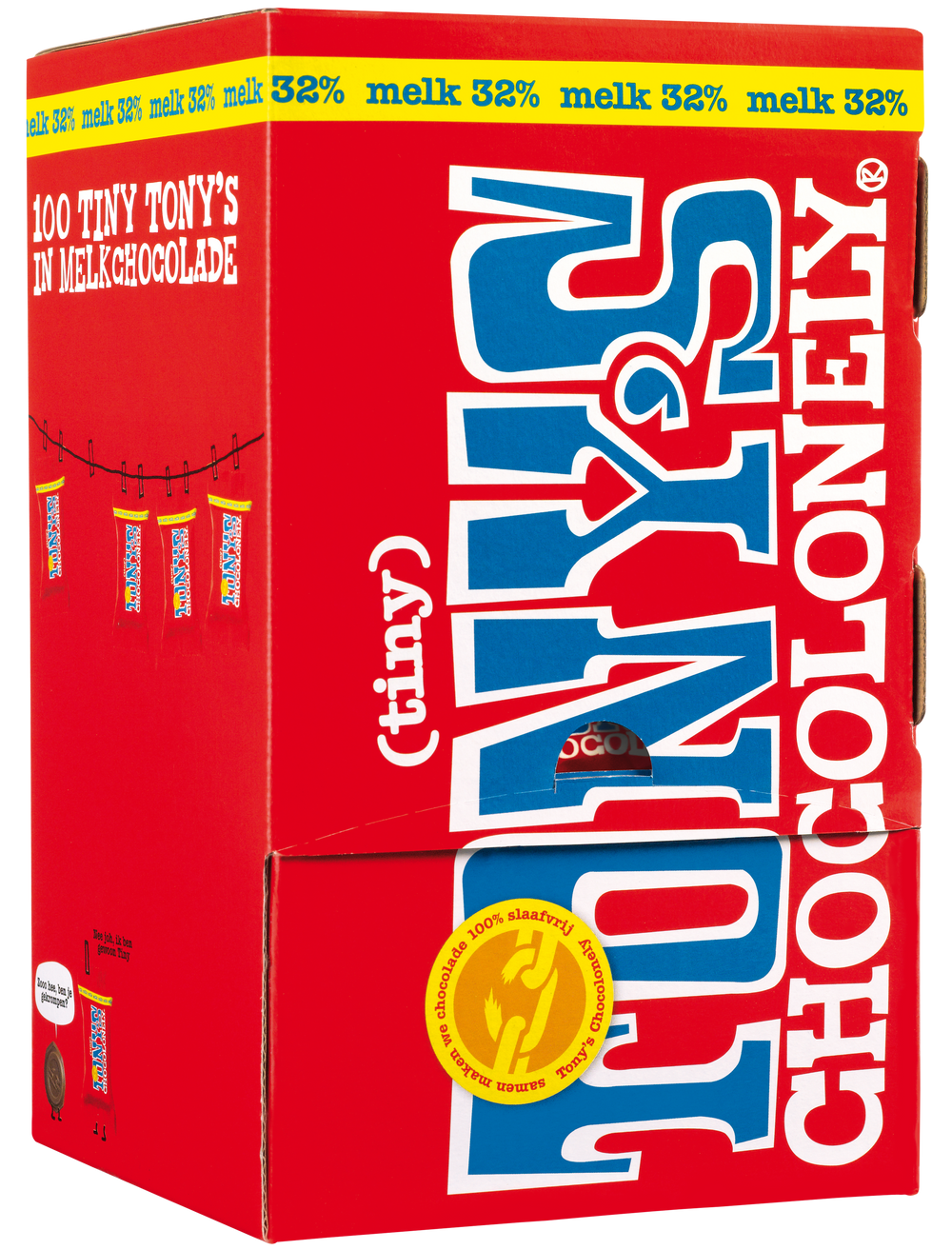 Tiny Tony's melk, gesloten verpakking