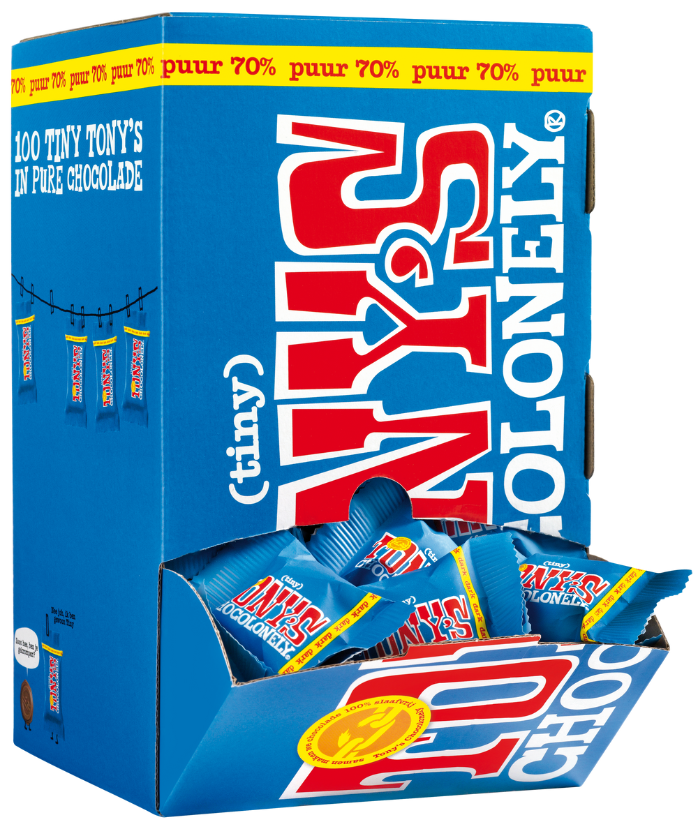 Tiny Tony's puur, geopende verpakking