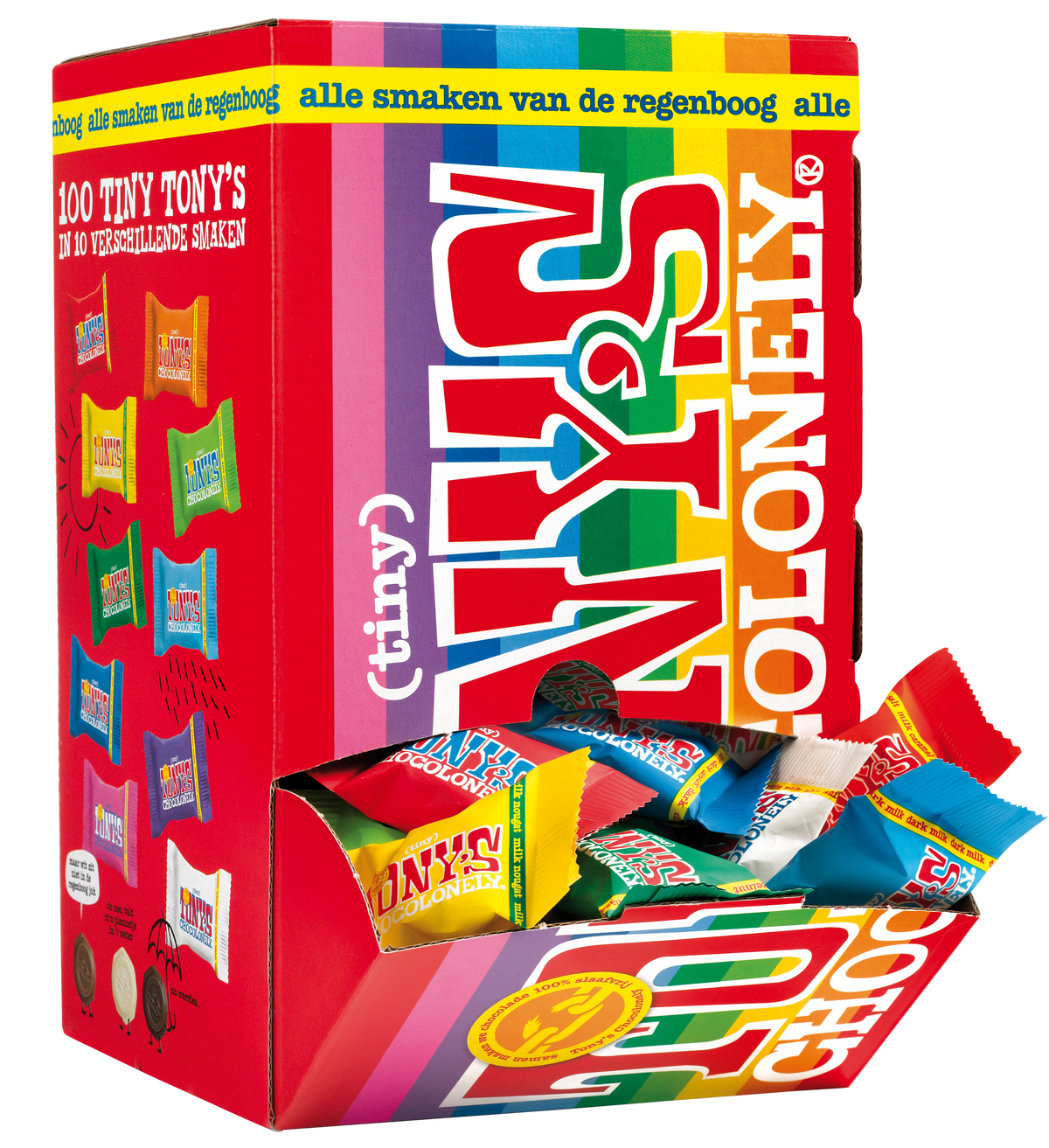 Tiny Tony's mix, geopende verpakking
