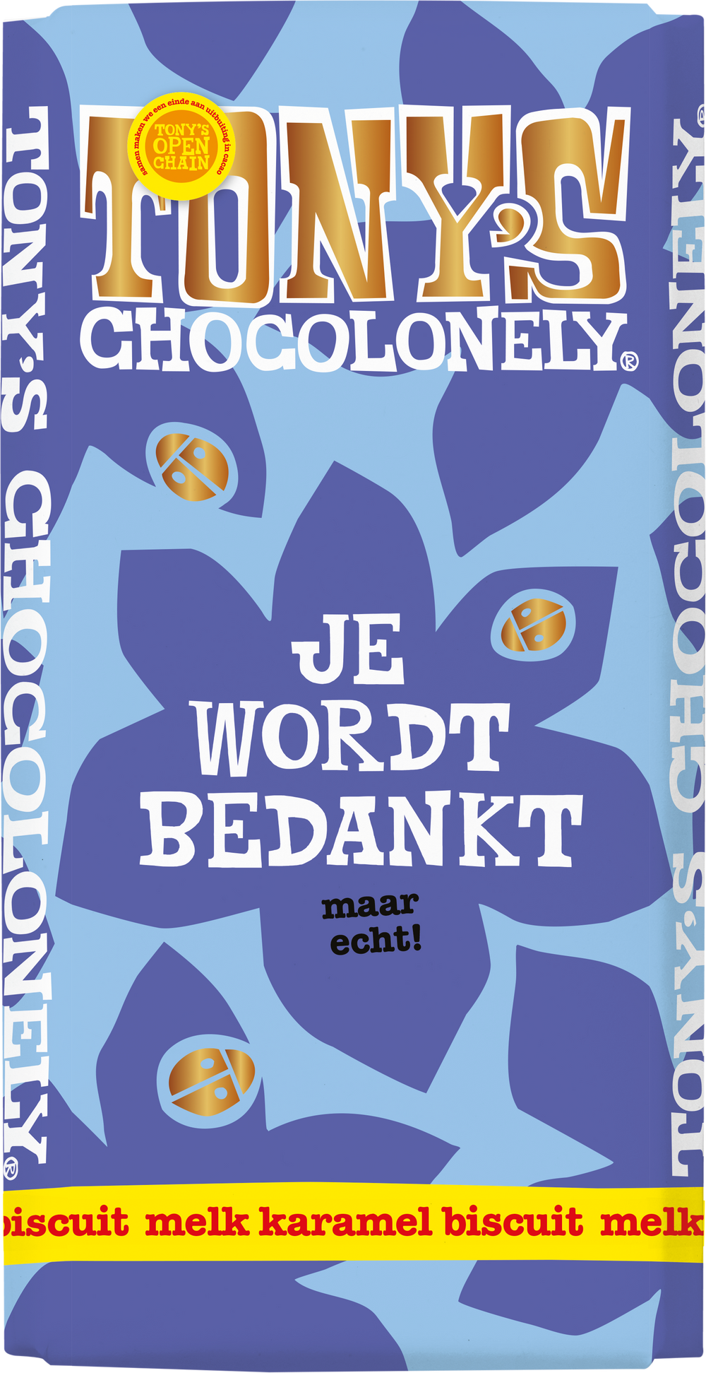 Tony's Chocolonely cadeaureep Bedankt