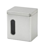 DSA 010 Voorraadblik met Venster 95x73x104 mm – Metalen Bewaardoos