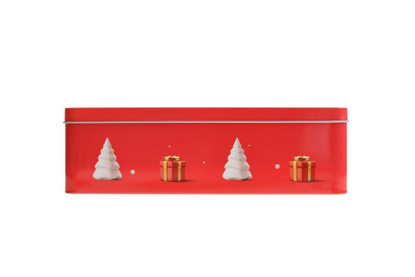 WD 030  Groot kerst blik – luxe metalen verpakking voor kerstgeschenken