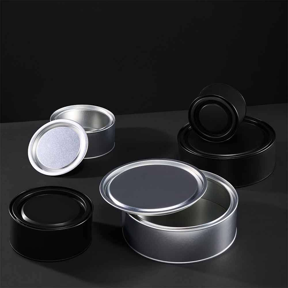 Breed rond blik met hefdeksel, foto 1