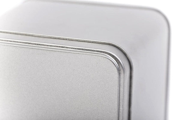 DSQ 014 Cube Tin Box – Vierkante metalen bewaardoos voor opslag en verpakking