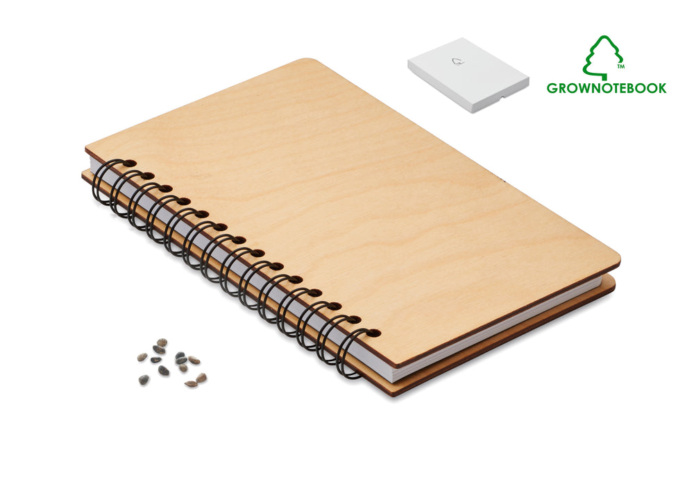 A5 berken GROWBOOK™ Savage in hout