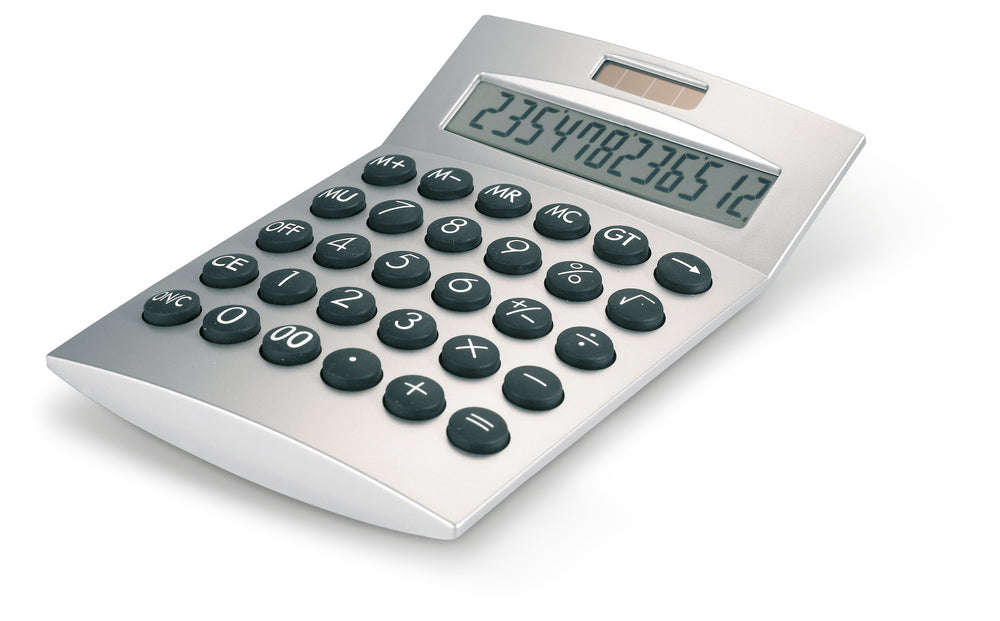 Rekenmachine Basics in mat zilver