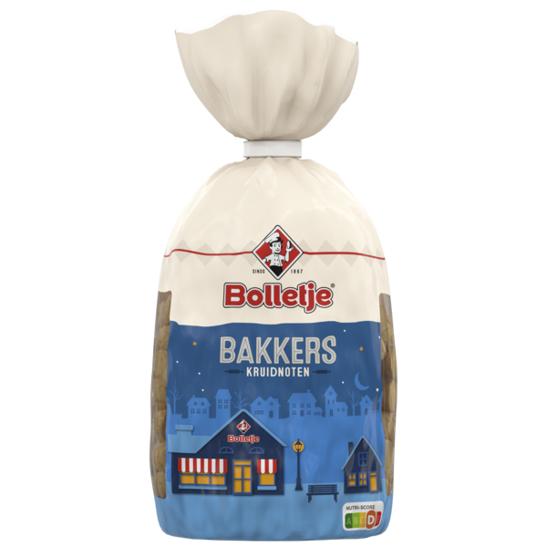 Bolletje bakkers kruidnoten, doos met 12 zakken van 400 gram