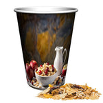 Müsli Apfel-Cranberry, ca. 50g, Snackbecher Maxi bedrukken – promotionele snack
