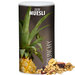 Müsli Knusper Früchte, ca. 150g, Pappdose Medium bedrukken – promotionele snack