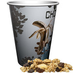 Müsli Knusper Banane-Schoko, ca. 50g, Snackbecher Maxi bedrukken – promotionele snack