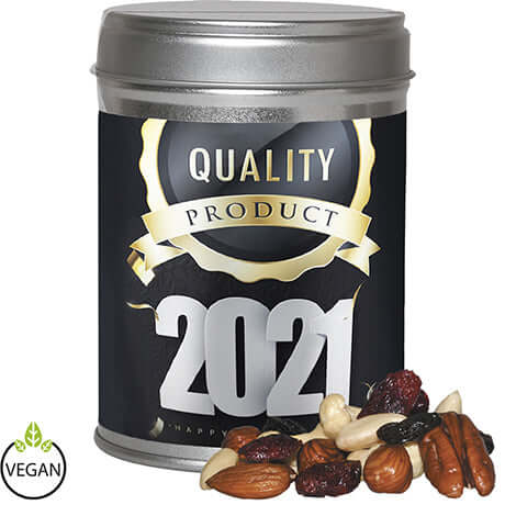 Premium Studentenfutter, ca. 100g, Dual-Dose bedrukken – promotionele snack