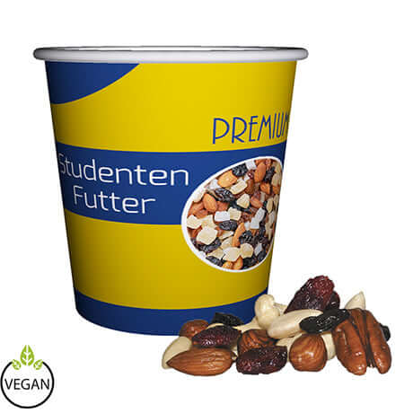 Premium studentenhaver in snackbeker bedrukken (Mini)