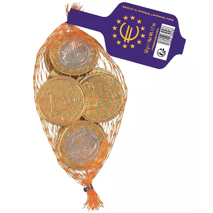 Steenland chocolademunten in netje, doos met 50 netjes van 50 gram