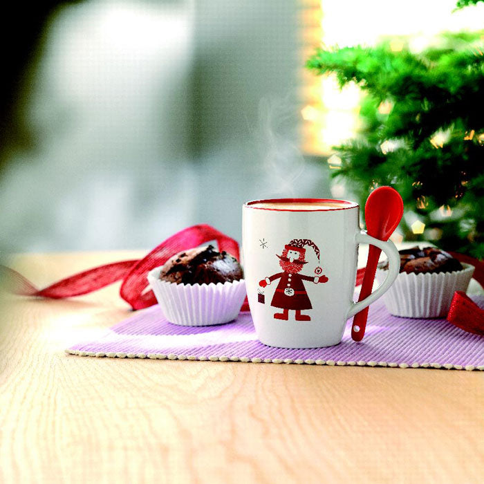 Kerstmok met lepel 250 ml Claus, sfeerfoto