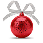 Draadloze speaker kerstbal Jingle Ball in rood