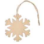 Boomhanger sneeuwvlok Neuy in hout