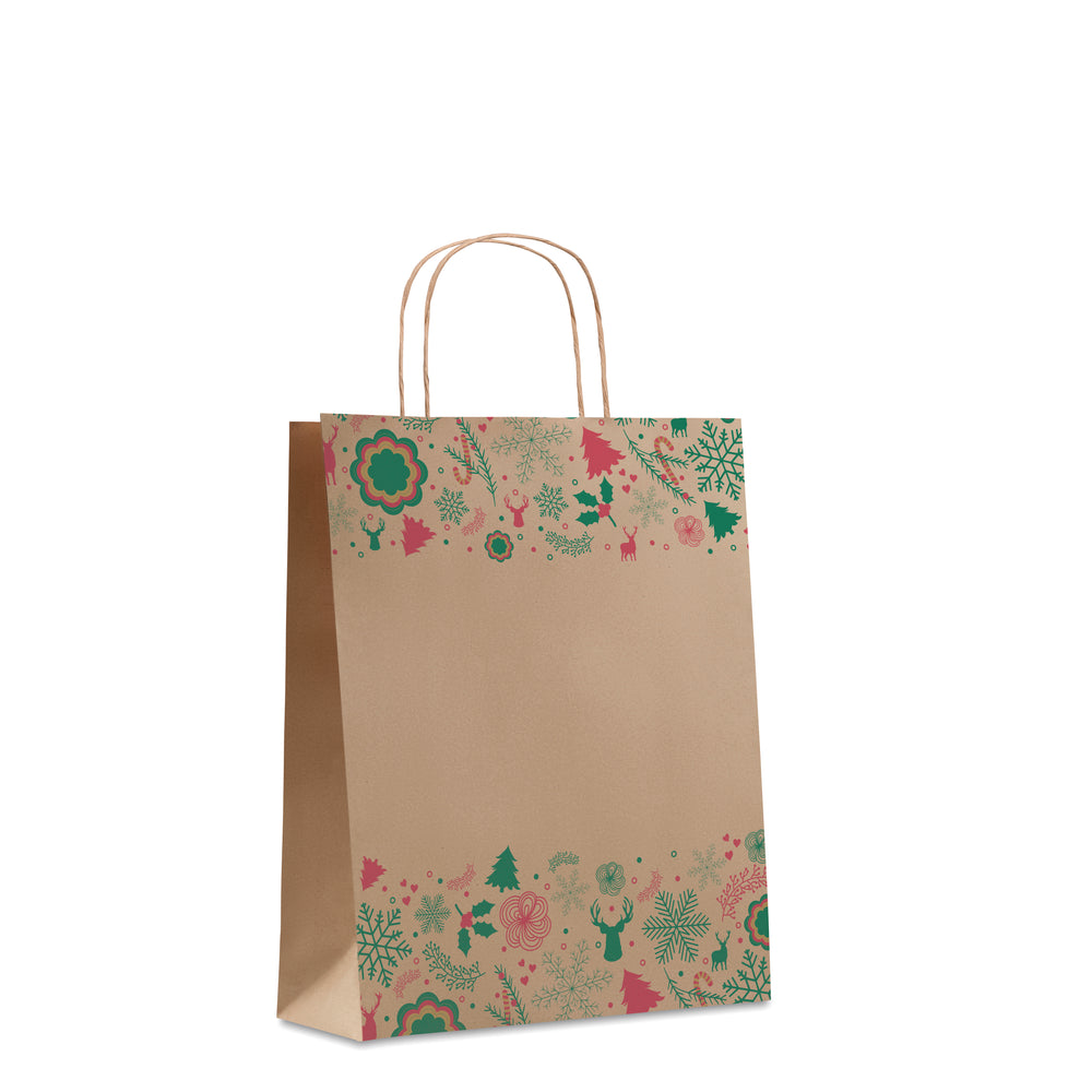Papieren geschenkzakje medium Bao Medium in beige