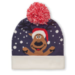 Gebreide kerstmuts Shimas Hat in blauw