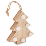 Houten boom met lichtjes Lulie in hout