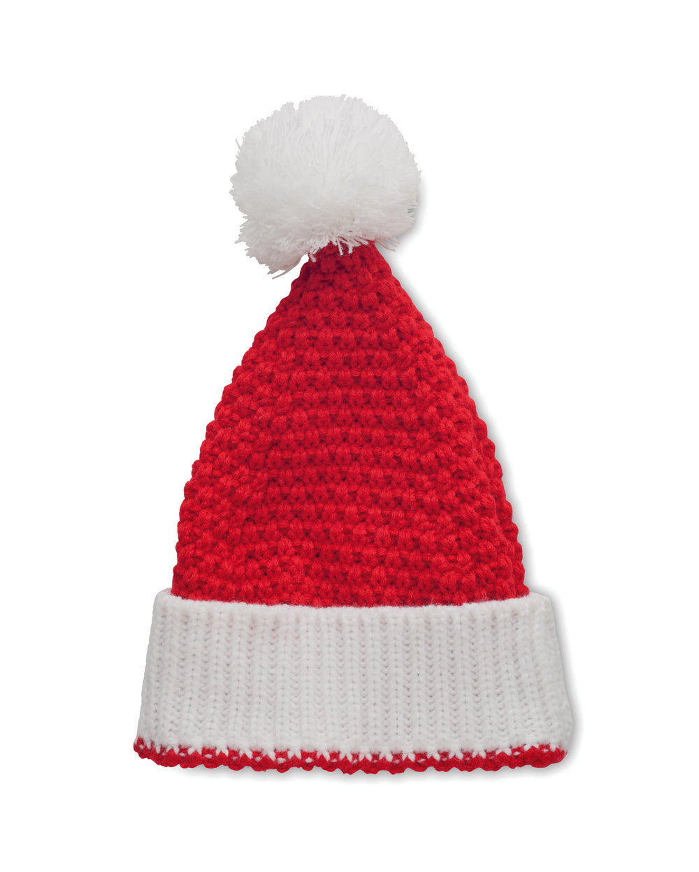 Gebreide kerstmuts Auriga in rood