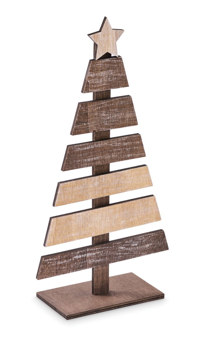 Houten kerstboom bedrukken – Puinen