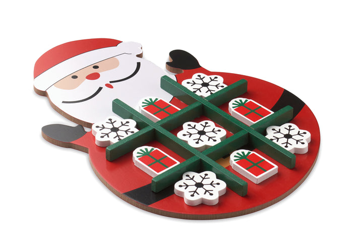 Kerstmis houten tic tac toe bedrukken – Hohotoe