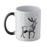 Keramische kerst mok 300 ml Festimug in zwart