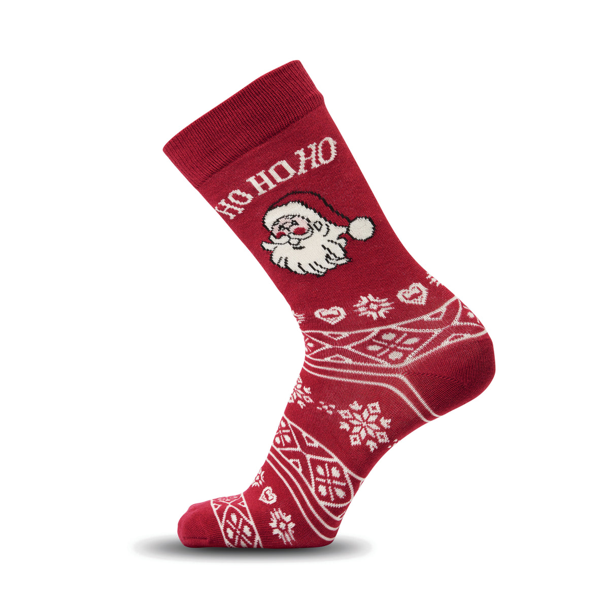 Paar kerstsokken M Soc Medium in bordeaux