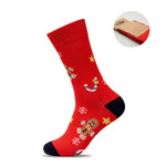 Paar kerstsokken M Soc Medium in rood