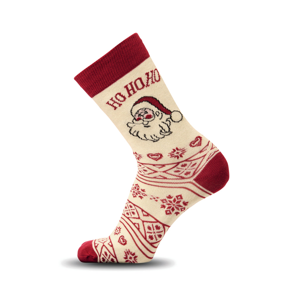 Paar kerstsokken M Soc Medium in beige