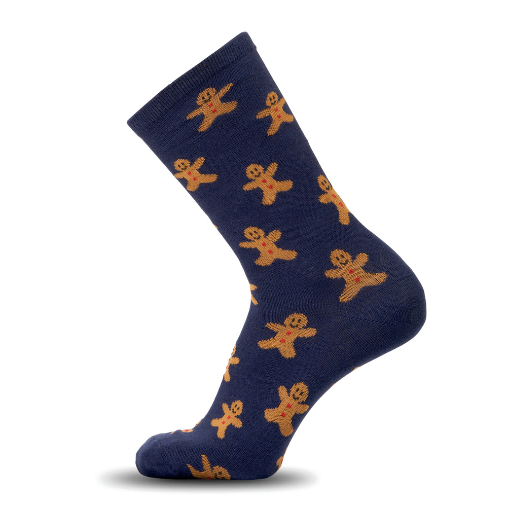 Paar kerstsokken L Soc Large in blauw
