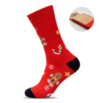 Paar kerstsokken L Soc Large in rood