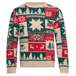 Gebreide kersttrui L-XL Shimis Xl in beige