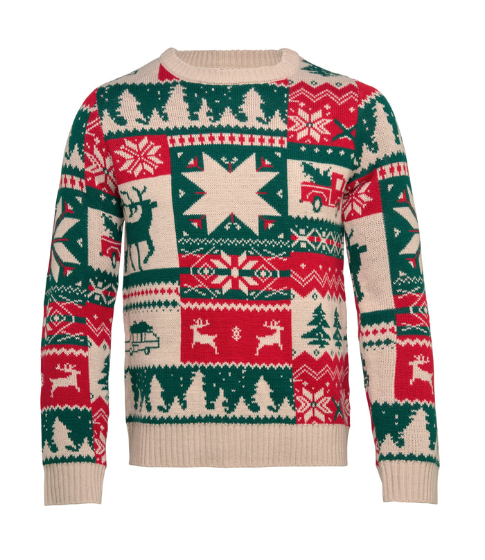 Gebreide kersttrui L-XL bedrukken – Shimis Xl
