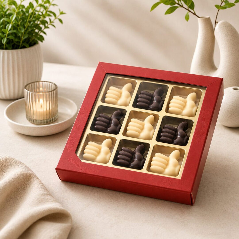 Chocolade duimpjes, uitvoering 9 duimpjes