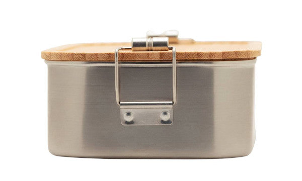 CP BA C1  RVS lunchbox met bamboe deksel 1100 ml – duurzaam en praktisch
