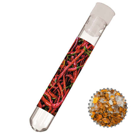 Reageerbuisje met chilizout (8 gram)