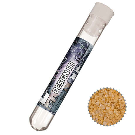 Reageerbuisje met grof rookzout (12 gram)