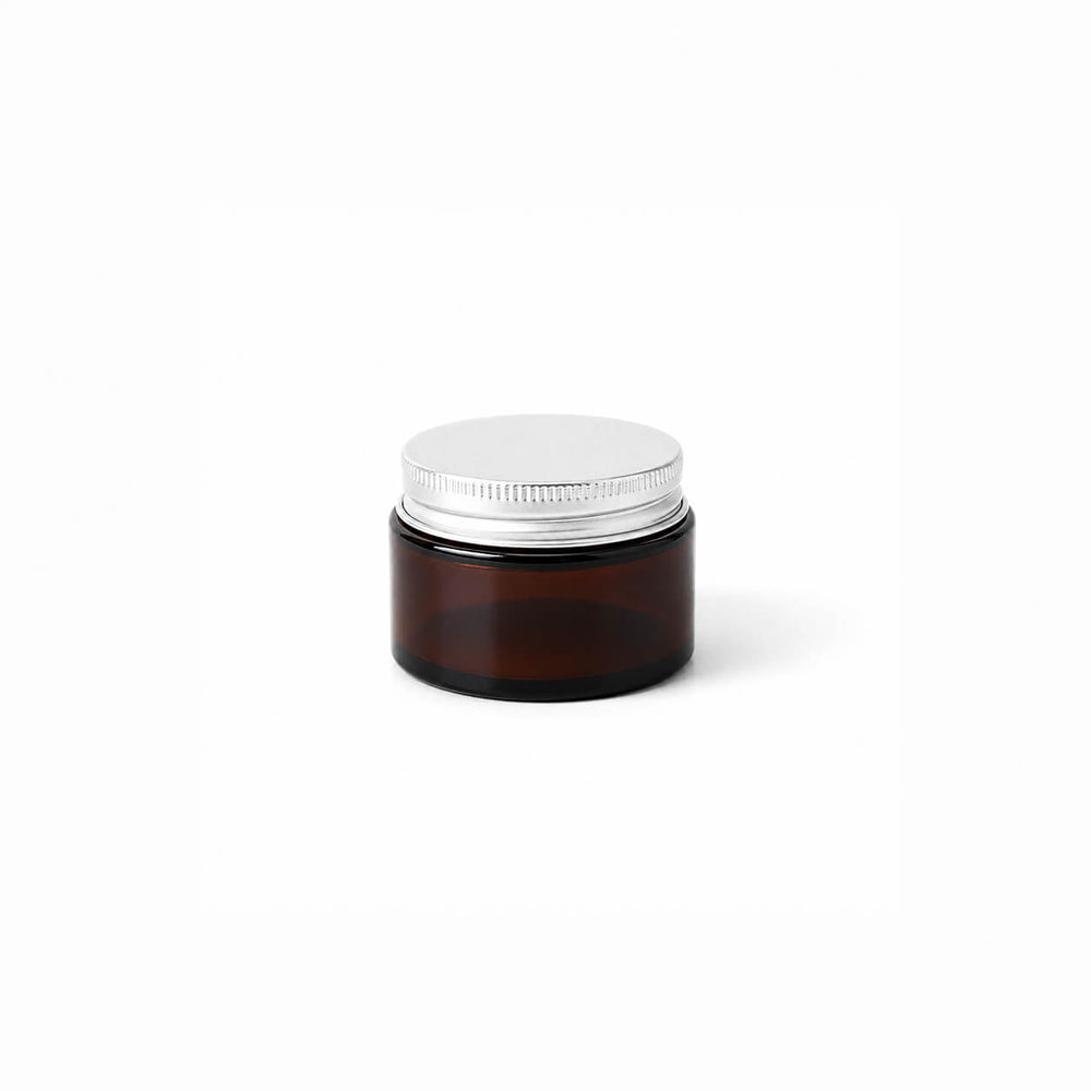 Glazen cosmeticapotje met aluminium deksel, foto 3