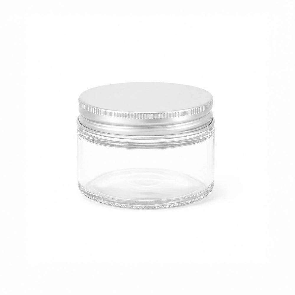 Glazen cosmeticapotje met aluminium deksel, foto 6
