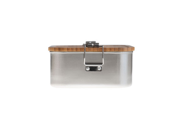 CP BA C8 RVS lunchbox met bamboe deksel – duurzaam en stijlvol