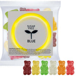 Suikervrije gummibeertjes (30 gram) in zakje met sticker