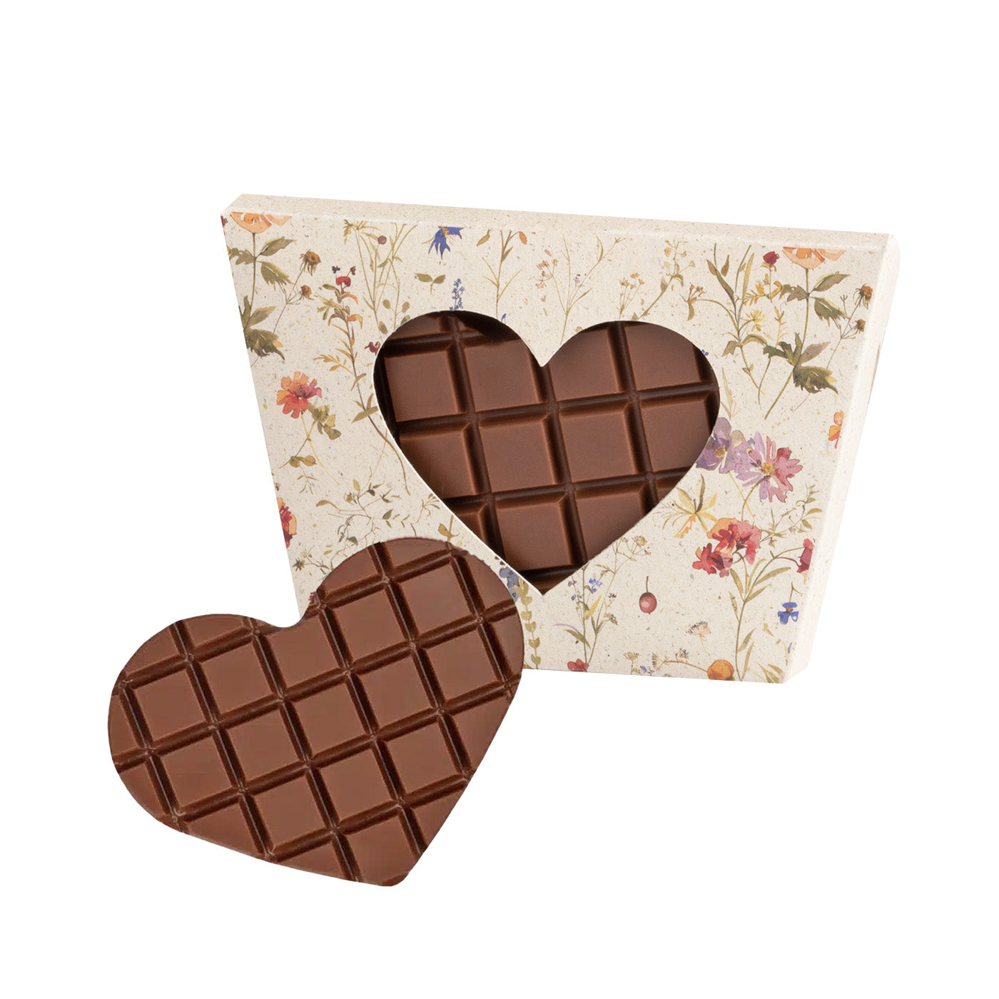 hartvormigechocoladeineigenverpakking productafbeelding