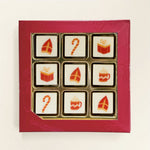 Chocoladeblokjes in geschenkdoos, uitvoering Sinterklaas, zonder logo